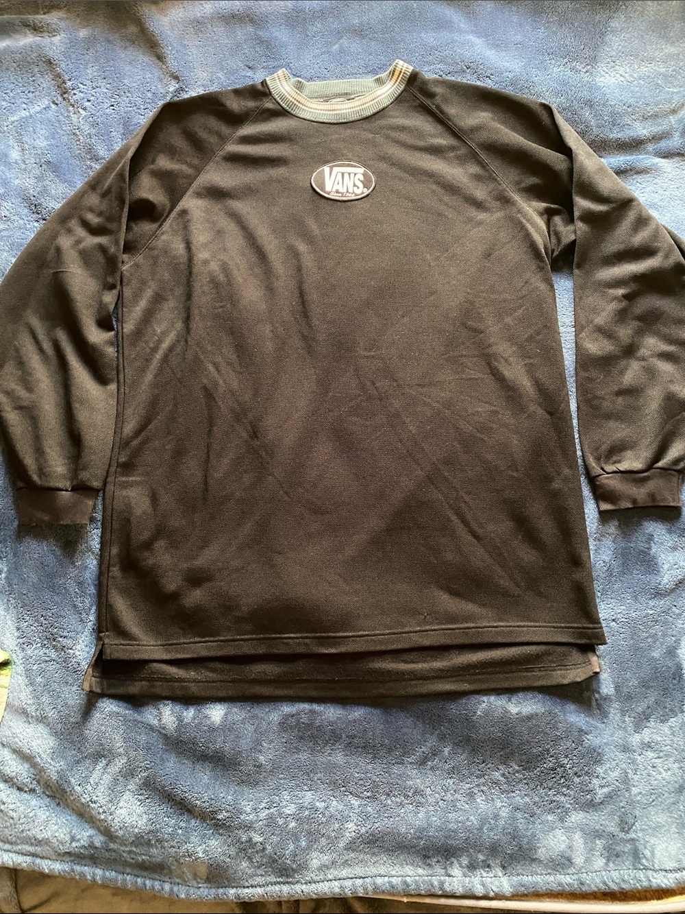 Vans Retro-Style Oval Logo Long Sleeve
